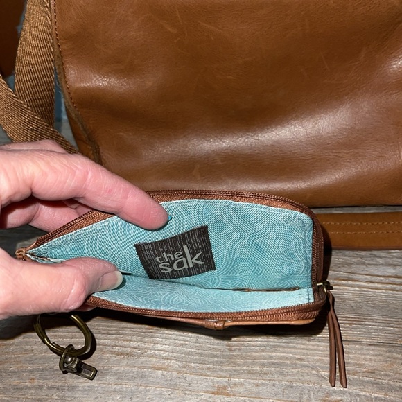 The Sak tooled leather crossbody bag and wallet set - Picture 10 of 12